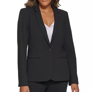 CALVIN KLEIN One-Button Blazer